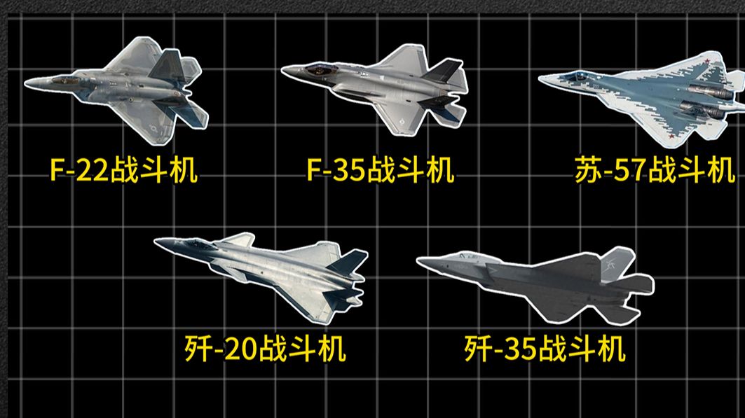 全球 5 款顶级五代机硬核对比：歼 20、歼 35、F22、F35、苏 57 谁是真正王者？