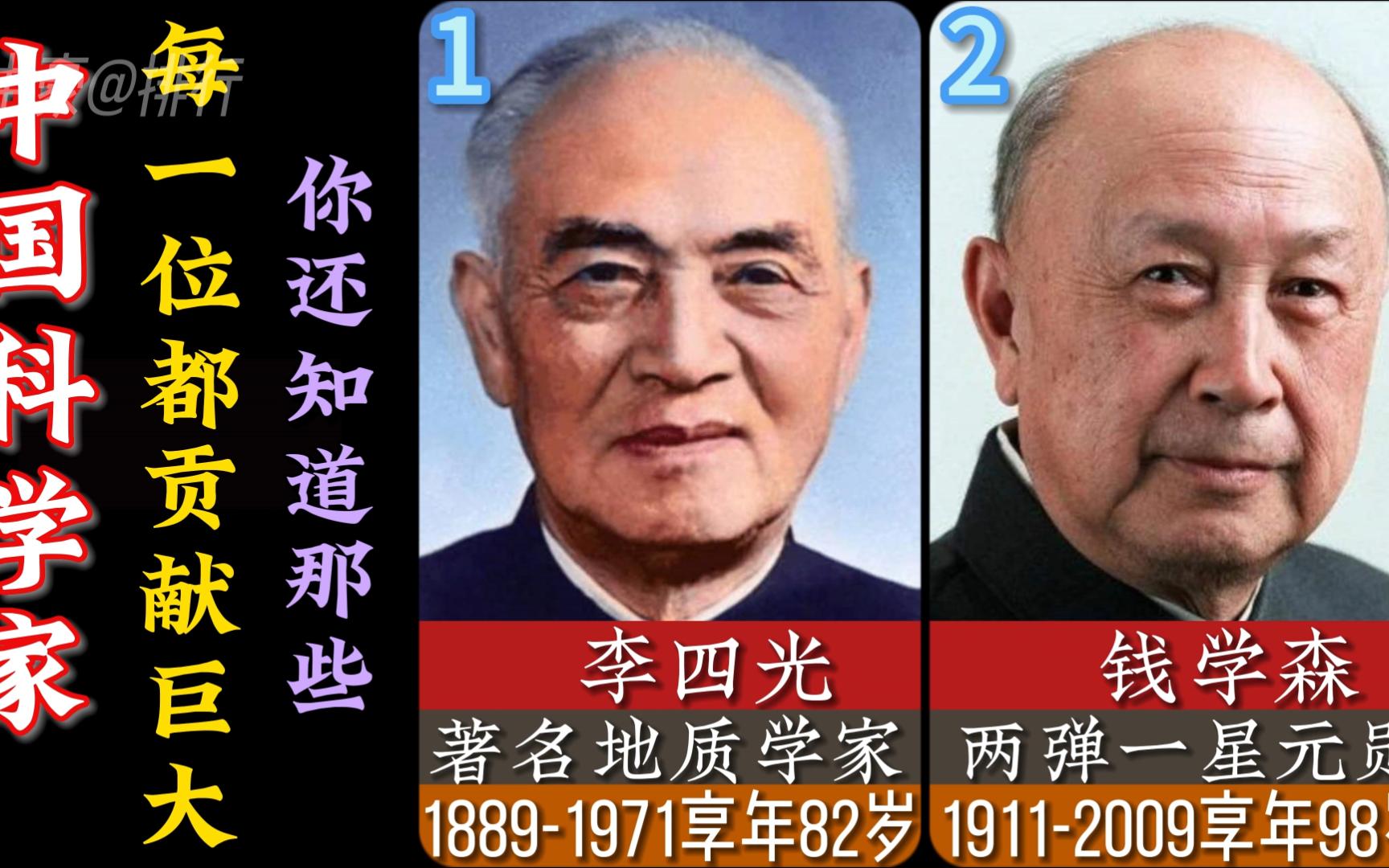 新中国的14位科学家每一位都贡献杰出，你还知道那些呢？