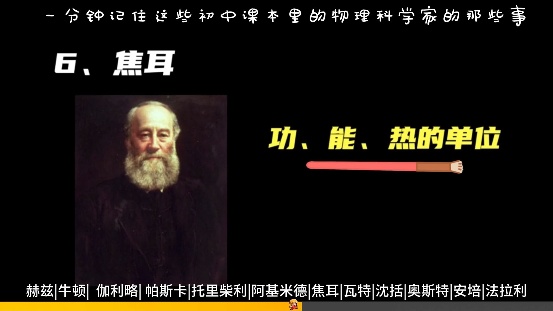 1分钟记住这些初中课本里的物理科学家的那些事